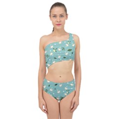 Tea Is Love Spliced Up Two Piece Swimsuit by designsbymallika