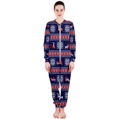 Christmas Deer Sex Onepiece Jumpsuit (ladies)  by dimaV