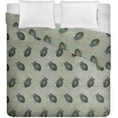 Army Green Hand Grenades Duvet Cover Double Side (king Size) by McCallaCoultureArmyShop