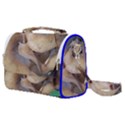 Close Up Mushroom Abstract Satchel Shoulder Bag View1