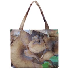 Close Up Mushroom Abstract Mini Tote Bag by Fractalsandkaleidoscopes