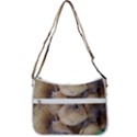 Close Up Mushroom Abstract Zip Up Shoulder Bag View3