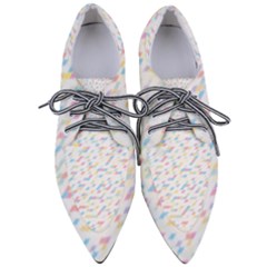 Texture Background Pastel Box Women s Pointed Oxford Shoes by HermanTelo