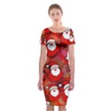 Santa Clause Classic Short Sleeve Midi Dress View1