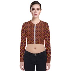 Ethnic Pattern Design Long Sleeve Zip Up Bomber Jacket by RedPanda