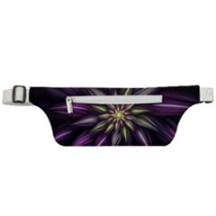 Fractal Flower Floral Abstract Active Waist Bag