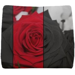 Roses Rouge Fleurs Seat Cushion by kcreatif