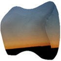 Photo Coucher du soleil Bleu/Orange Velour Head Support Cushion View4