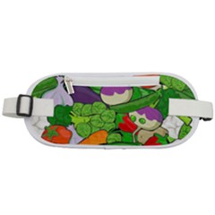 Vegetables Bell Pepper Broccoli Rounded Waist Pouch by HermanTelo