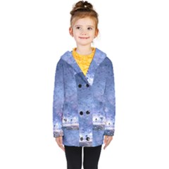 Gouttes D eau Galaxy Kids  Double Breasted Button Coat by kcreatif