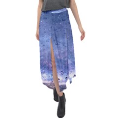 Gouttes D eau Galaxy Velour Split Maxi Skirt by kcreatif