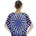 Wood Flower And Matches Mandala Vintage Batwing Chiffon Blouse View2