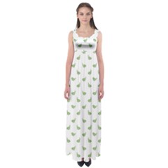 Iguana Sketchy Cartoon Style Drawing Pattern 2 Empire Waist Maxi Dress by dflcprintsclothing