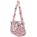 Cute Christmas Santa Seamless Pattern Rope Handles Shoulder Strap Bag View1