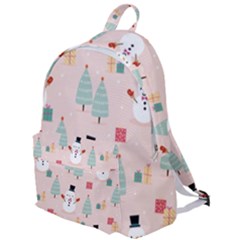 Cute Snowman Christmas Season Seamless Pattern The Plain Backpack by Vaneshart