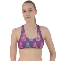 Pineapple Wallpaper Pattern 1462307008mhe Criss Cross Racerback Sports Bra by Sobalvarro