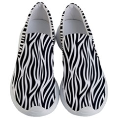 Thin Zebra Animal Print Women s Lightweight Slip Ons by mccallacoulture