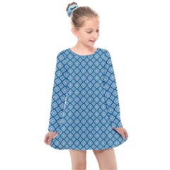 Df Ricky Riverio Kids  Long Sleeve Dress by deformigo