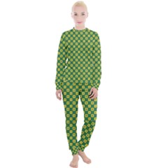 Df Green Domino Women s Lounge Set by deformigo