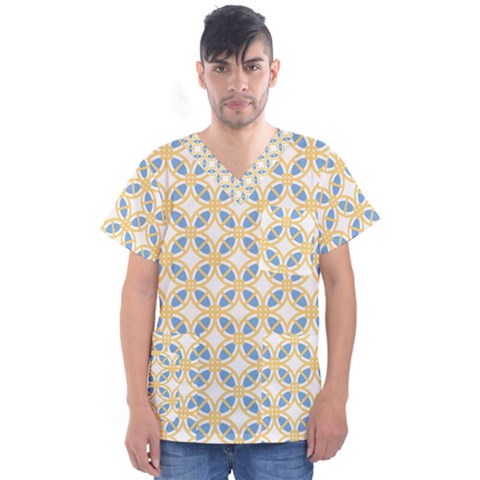 Df Romeo Lisetti Men s V-neck Scrub Top by deformigo