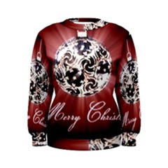 Merry Christmas Ornamental Women s Sweatshirt by christmastore