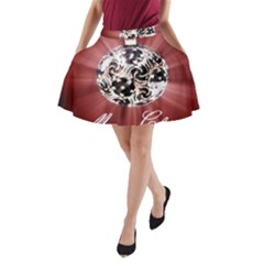 Merry Christmas Ornamental A-line Pocket Skirt by christmastore