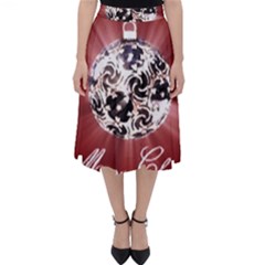 Merry Christmas Ornamental Classic Midi Skirt by christmastore