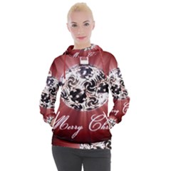 Merry Christmas Ornamental Women s Hooded Pullover by christmastore