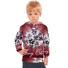 Merry Christmas Ornamental Kids  Hooded Pullover by christmastore