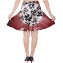 Merry Christmas Ornamental Velvet High Waist Skirt View2