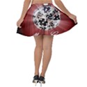 Merry Christmas Ornamental Velvet Skater Skirt View2