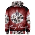 Merry Christmas Ornamental Men s Overhead Hoodie View1