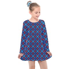 Df Pasticerria Kids  Long Sleeve Dress by deformigo