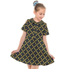 Df Joshimath Kids  Short Sleeve Shirt Dress by deformigo