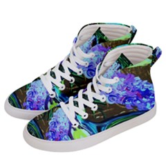 Lilac And Lillies 1 Women s Hi-top Skate Sneakers by bestdesignintheworld