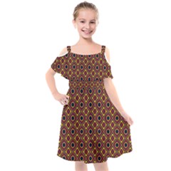 Socotra Kids  Cut Out Shoulders Chiffon Dress by deformigo