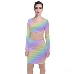 Pastel Goth Rainbow  Top And Skirt Sets by thethiiird