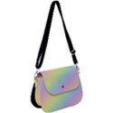 Pastel Goth Rainbow  Saddle Handbag View1