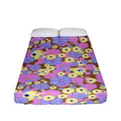 Scattered Bloom Fitted Sheet (full/ Double Size) by fabqa