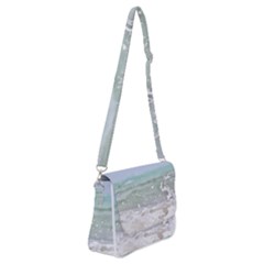 Ocean Heart Shoulder Bag With Back Zipper by TheLazyPineapple