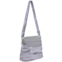 ocean Seafoam Zipper Messenger Bag View1