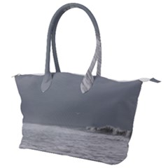 Stormy Seas Canvas Shoulder Bag by TheLazyPineapple