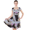 Sea Anemone Cap Sleeve Midi Dress View1