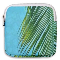 Tropical Palm Mini Square Pouch by TheLazyPineapple