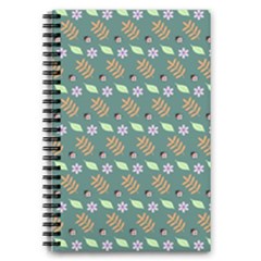 Nature Pattern Spring Green 5 5  X 8 5  Notebook by Vaneshart