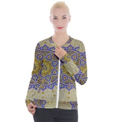 Image Star Pattern Mosque Tashkent Casual Zip Up Jacket by Vaneshart