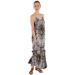 Pattern Abstract Structure Art Cami Maxi Ruffle Chiffon Dress by Nexatart