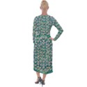 Heavy Metal Hearts And Belive In Sweet Love Velvet Maxi Wrap Dress View2