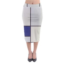 Tableau I, By Piet Mondriaan Midi Pencil Skirt by Sobalvarro