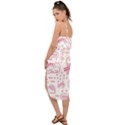 Cute Girly Seamless Pattern Waist Tie Cover Up Chiffon Dress View2